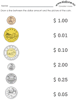 Our grade 1 money worksheets help students identify and count common coins. Canadian Money Worksheets