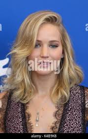 Jennifer Lawrence poses during the photocall for the film 'No Bad Blood' at  the Four Seasons Madrid