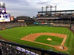 Coors Field Section L334 Home Of Colorado Rockies