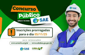 Última Chance! Inscrições Abertas Concurso SAE Catalão Prorrogadas!