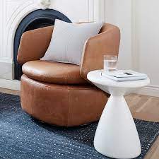 crescent leather swivel chair leather swivel chair swivel chair leather chair