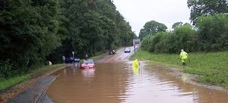 Rumble — draining a flooded street storming. Drainage On Our Roads Shropshire Council