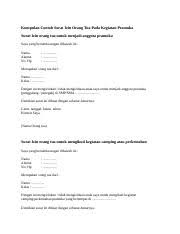 Contoh surat izin orang tua. Kumpulan Contoh Surat Izin Orang Tua Pada Kegiatan Pramuka Docx Kumpulan Contoh Surat Izin Orang Tua Pada Kegiatan Pramuka Surat Izin Orang Tua Untuk Course Hero