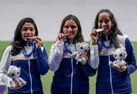India wins two silver medals in shooting at Asian Games 2026