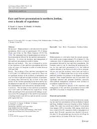 Image result for Brow Presentation