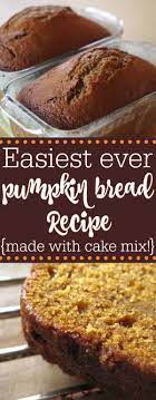 That's why it isn't commonly used in vanilla cakes because without extra flavors, it would just taste like an oil using an electric mixer or a whisk, mix together the sugars, pumpkin, and oil until fully combined. Easy Pumpkin Bread Recipe It S Made With Cake Mix