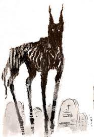 Kyrkogrimthe Church Grim Kirk Grim Kyrkogrim Swedish Or Kirkonvaki Finnish Is A Figure From English And Scandinavian In 2020 Mythological Creatures Black Dog Art