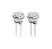 Botones de Doble Descarga para Inodoro,2 PCS Pulsador Doble para Cisterna  48 mm Estándar WC Botón Botón de Tanque de Agua Inodoro Pulsador Cisterna  ...