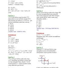 Dari benda bersuhu tinggi menuju suhu yang lebih rendah karena bersinggungan. Contoh Soal Dan Jawaban Fisika Tentang Termodinamika Kherysuryawan Id