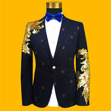 Black And Gold Suit Jacket Cheap Mens Formal Suit Buy Quality Sequin Men Directly From China Fashion Suit Suppliers 2017 Newest Gold Seq Mens Fashion Blazer Blazer Fashion Prom Blazers