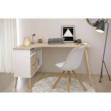Bureau console d'angle, grimsby la redoute interieurs. Bureau D Angle Style Scandinave Avec Multiples Rangements Bu1037 Angle Bu1037 Bureau Multiples Rangements S Bureau Angle Meuble Bureau Idee Deco Bureau