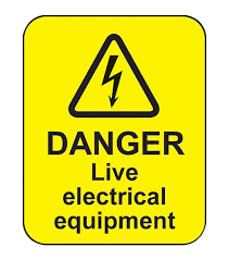 Danger Live Electrical Equipment 100 Labels Warning Signs Danger Signs Dangerous Warning Signs