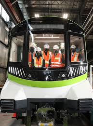 Alstom sa is a french multinational rolling stock manufacturer operating worldwide in rail transport markets, active in the fields of passenger transportation, signalling, and locomotives. Indian Built Alstom Train Unveiled For Montreal Rem Metro The Metro Rail Guy