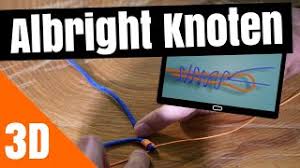 How to tie fly line to backing using the albright knot. Albright Knoten Anleitung Geflochtene Und Monofile Schnur Verbinden Youtube