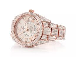 Rolex datejust diamond steel 41mm men's watch 126300 iced out paved dial roman. Icebox Rolex Sky Dweller Plain 18k