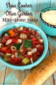 Slow Cooker Olive Garden Minestrone Soup Copycat Recipe Olive Garden Minestrone Soup Minestrone Soup Recipes