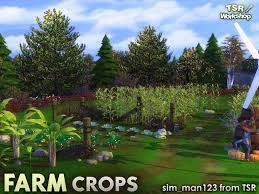 A Set Of Decorative Only Crops To Help Decorate Your Farms Or For Your Sims Who Have A Slightly Less Than Green Thumb Includes Three Banan Sims Sims 4 Farm