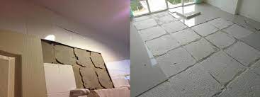 As the slab continues to cure, it will continue to shrink as it hydrates and the excess moisture evaporates. Tiling With Tile Adhesive