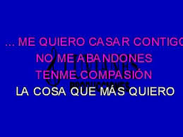 Que decides, tengo lista la sorpresa. Karaoke Me Quiero Casar Contigo Roberto Carlos Video Dailymotion