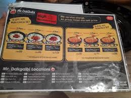 * not valid with other promotions/vouchers/coupon. First Time Try Mr Dakgalbi Takhabis
