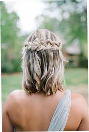 Simple Wedding Hairstyles For Short Hair Short Hair Styles Short Wedding Hair Braids For Short Hair