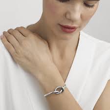 Facebook Georg Jensen Love Knot Bangle Georg Jensen Love Knot Bangle Silver  Medium