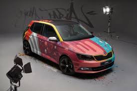 Thanks for visiting torquecars, we love skodas and see so many interesting skoda projects. Portugiesisch Bunter Skoda Fabia Iii Im Street Art Style