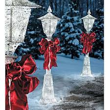 48 Led Lighted Snow Lamp Post Outdoor Christmas Yard Decor Nice Outdoor Christmas Decoration Ar Christmas Yard Decorations Christmas Lamp Christmas Lamp Post