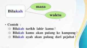 Kata tanya adalah kata yang dipakai dalam kalimat tanya untuk menanyakan sesuatu, baik itu orang/benda, perbuatan/tindakan, keadaan/situasi, dan lain sebagainya. Mari Belajar Kata Tanya Tahun 1 Youtube