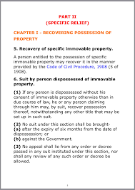 Specific relief act 1950 pdf. Specific Relief Act 1963 Pdf Download 2019 Writinglaw