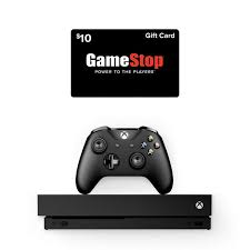 Get an xbox gift card for games and entertainment on xbox and windows. Xbox One X System And 10 Gamestop Gift Card Bundle Xbox One Gamestop