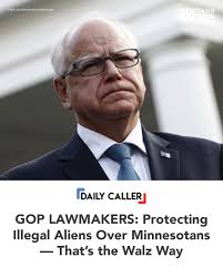 Instead of working alongside ICE to enforce the rule of law, Governor Tim  Walz would rather demonize ICE agents. It's this kind of abhorrence that  has contributed to a 413% increase in