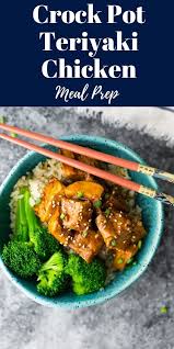 The Best Dang Crock Pot Teriyaki Chicken Sweetpeasandsaffron Com Recipe Teriyaki Chicken Crock Pot Chicken Meal Prep Teriyaki Chicken