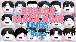 It is assigned as an attire that is customizable as soon as you obtain the one. Black Roblox Hair Codes For Bloxburg Boys Youtube