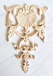 Drop Furniture Applique Drop Wood Applique Wood Onlay Wood Appliques Furniture Appliques Ornament Crafts