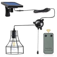 Indoor Solar Barn Lights Kyson Solar Powered Led Shed Light With On Off Switch And Pull Cord Also E27 S Solar Shed Light Indoor Solar Lights Solar Panel Lights