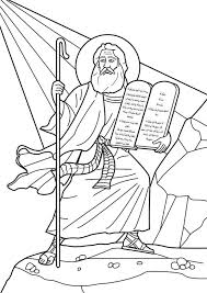 Set off fireworks to wish amer. Moses At Mount Sinai Receives The Ten Commandments Coloring Page Coloring Sun