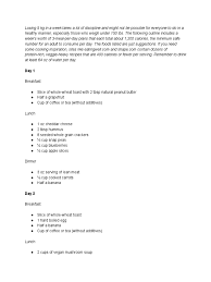 Bildtitel lose 5 kilograms in one week step 1. Diet Plan To Lose 5kg In A Week Pdf Lunch Western Cuisine