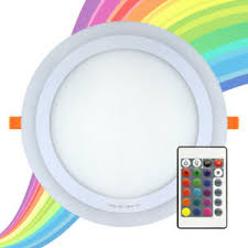 The main types of ceiling lights are: Rgb 16 Colour Changing Ring Led Ceiling Panel Down Light Bedroom Mood Light Uk Ebay
