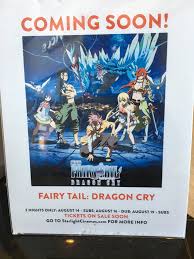 Now, this power has been stolen from the hands of the fiore kingdom by the nefarious traitor zash caine, who flees with it to the smal. News Found Out Fairy Tail Dragon Cry Is Playing At My Theater In August Fairytail