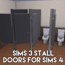 Sims 4 Arch129sims 3t4 Bathroom Stall Doors Conversion Buy Mode Community Lot Sims 4 Sims Sims 4 Cc Furniture