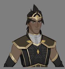 Prince Kasef Design Turnarounds The Dragon Prince Black Characters Prince Dragon