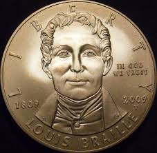 2009-P Braille Gem BU Uncirculated Commemorative Dollar