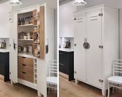 white kitchen hutch cabinet pantry