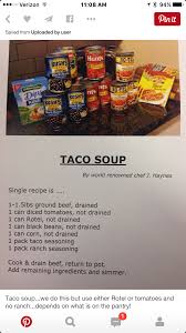Second Taco Soup Easy Taco Soup Food Recipes