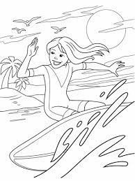 Includes images of baby animals, flowers, rain showers, and more. Surfer Girl Coloring Page Crayola Com