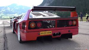 The ferrari f40 price started at $399,150 in 1987. Straight Piped Ferrari F40 Lm At Full Throttle Sound Video