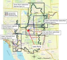 Intended to replace older map. Map Showing The Colorado River Watershed The Areas Of Detailed Maps Download Scientific Diagram