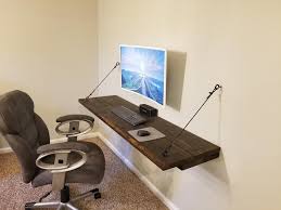 Find everything you need to organize your home, office and life, & the best of our floating shelves solutions at containerstore.com. Rustic Floating Desk Large Floating Shelf Etsy In 2021 Floating Desk Floating Shelves Home Decor