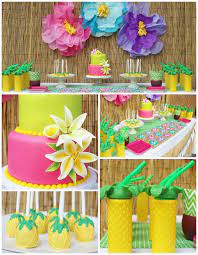 Adults and children alike will love wearing these at your next beach, pool, or backyard party. Kara S Party Ideas Hawaiian 2nd Birthday Party